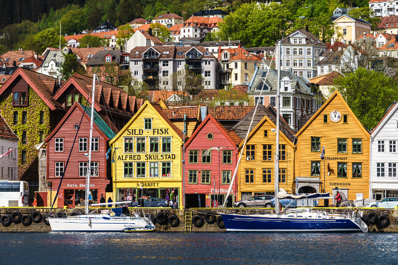 Old centre of Bergen
