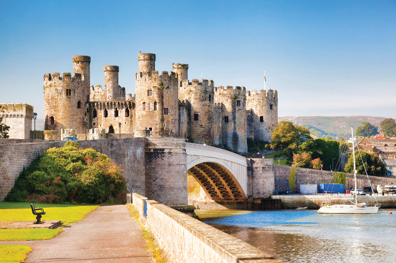 Conwy Castle in Wales