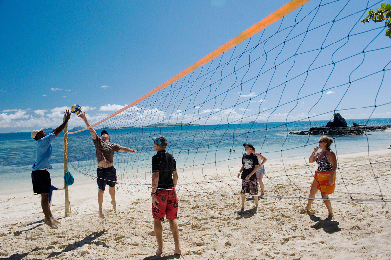 Valleyball at Castaway Island.