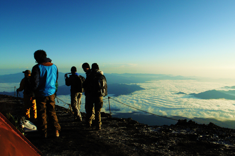 Mount Fuji summit