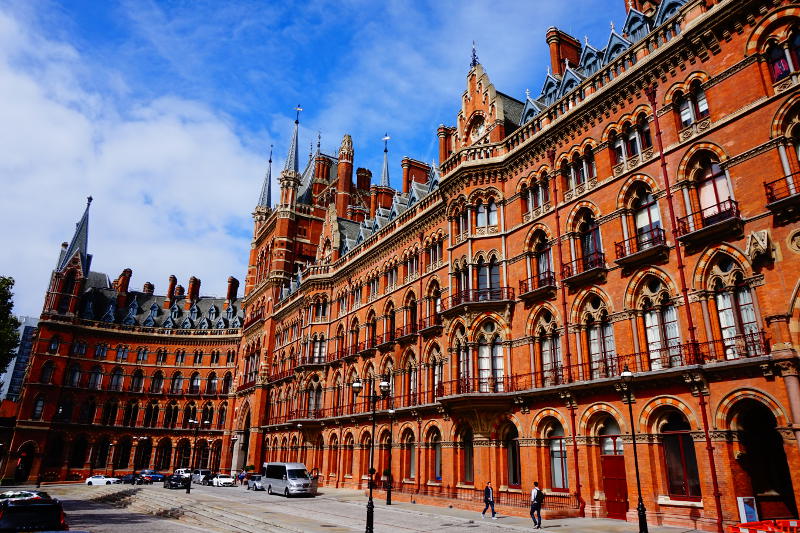 St Pancras Railway Station, London