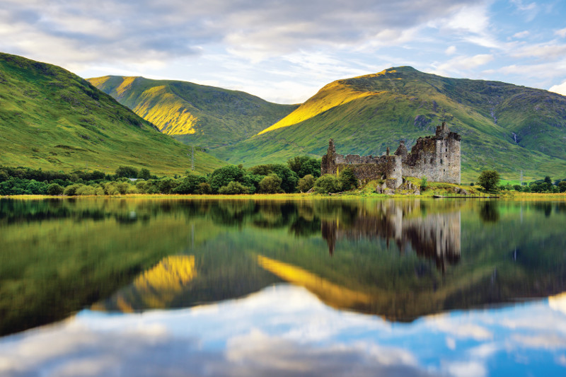 Kilchurn Castle in Scotland