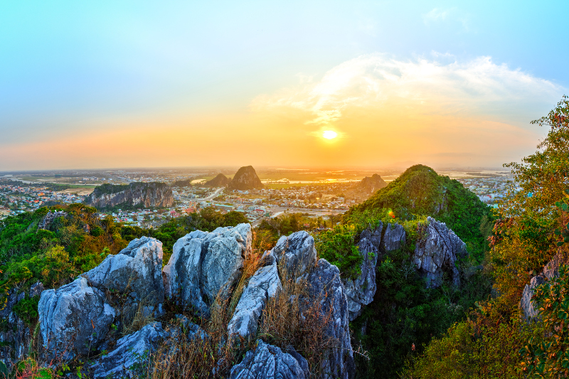 Marble Mountains near Danang.