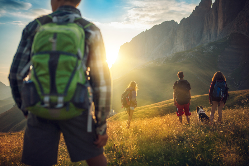 travelling outdoors