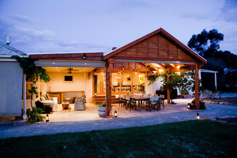 outback patio of house Arkaba.