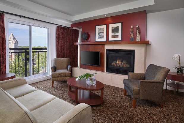 A suite at the Metterra Hotel on Whyte in Edmonton, Canada