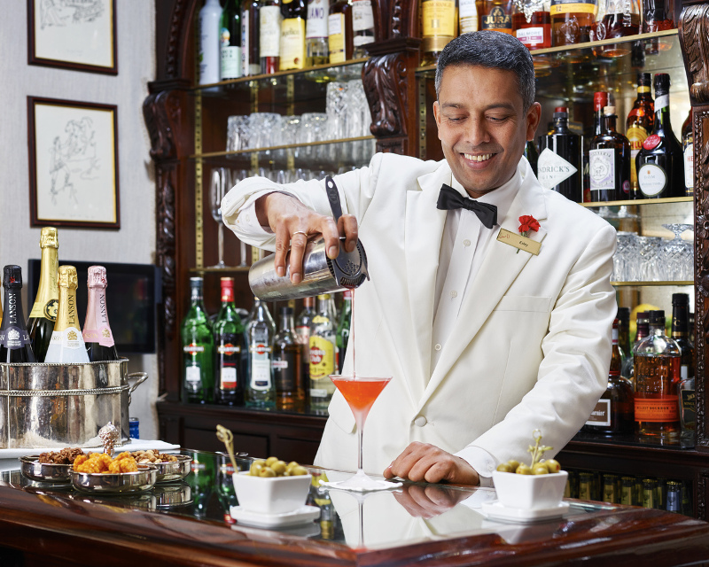 The infamous Esley of the Egerton Bar. Photo courtesy of Red Carnation Hotels