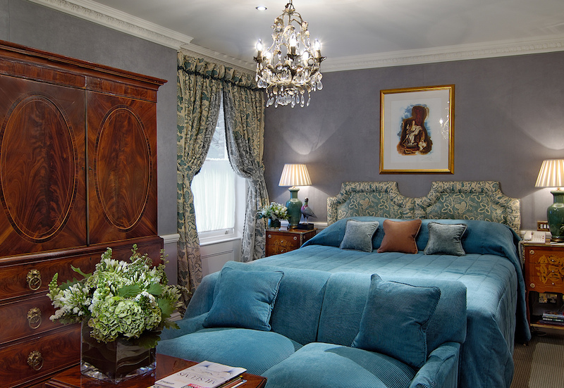 A charming guest room at Egerton House. Photo courtesy of Red Carnation Hotels