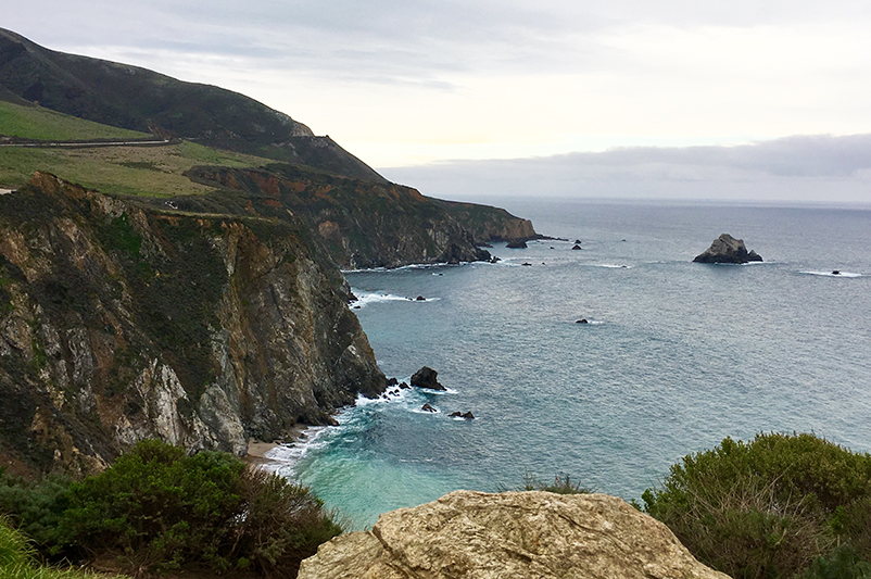 View of Big Sur, California