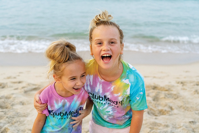 Kids at Club Med Bintan Island.
