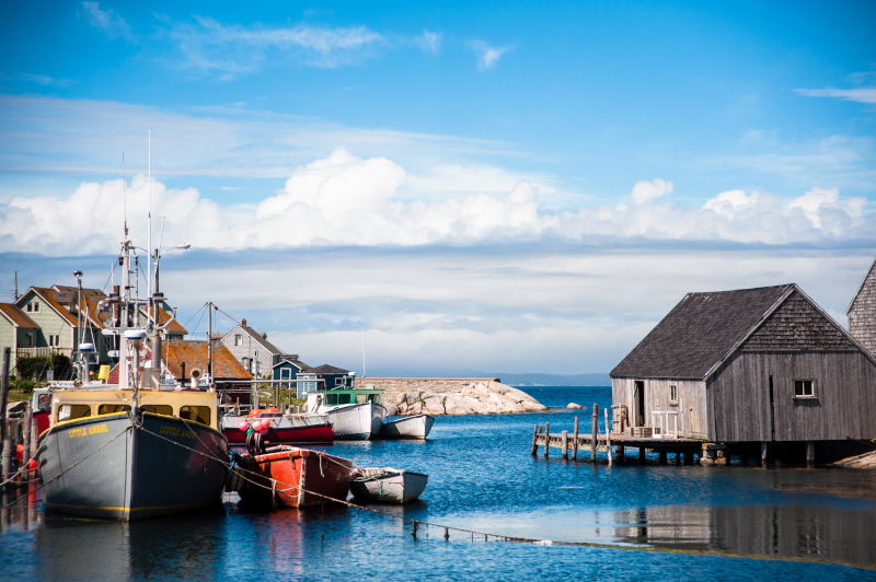 Idyllic seaside town of Halifax