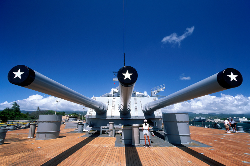 USS Missouri, battleship in hawaii