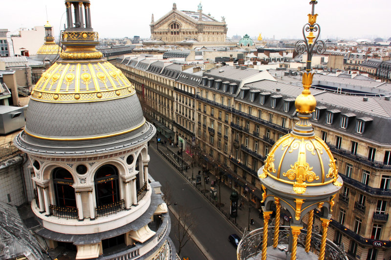 Paris Opera house and skyline