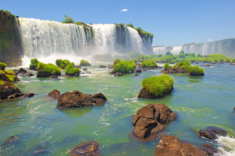 Foz do Iguazu is the Brazilian city on the border of Iguazu Falls.