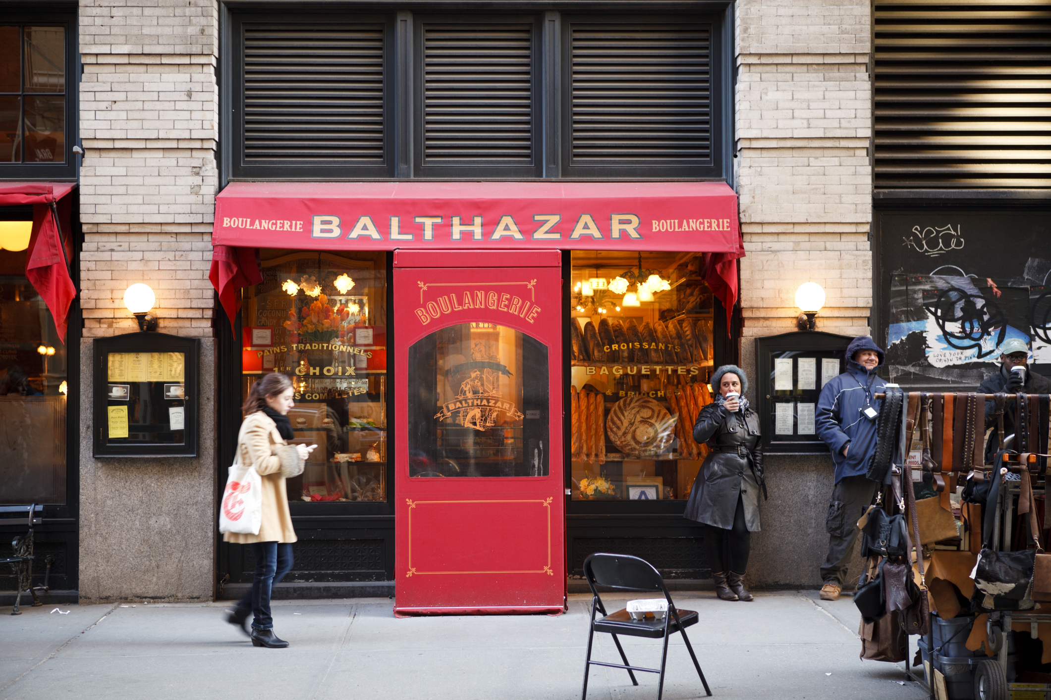 Balthazar restaurant in Soho.