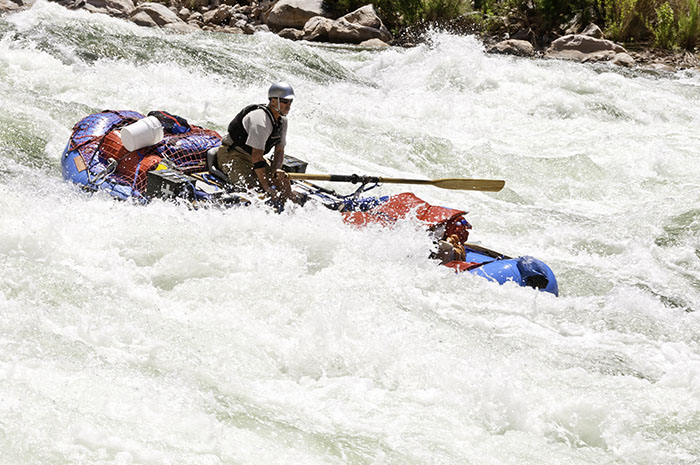 Tackling the mighty Colorado River.