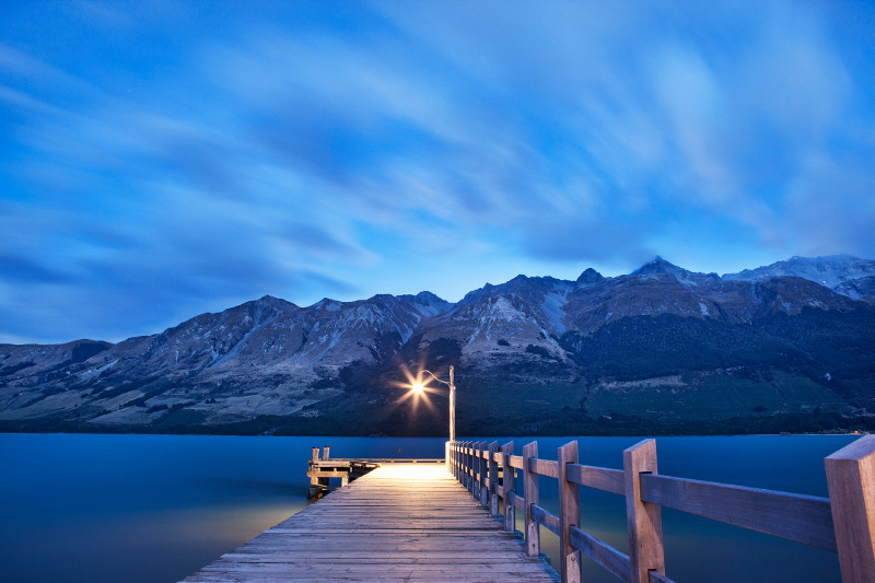 Pier at Glenorchy New Zealand