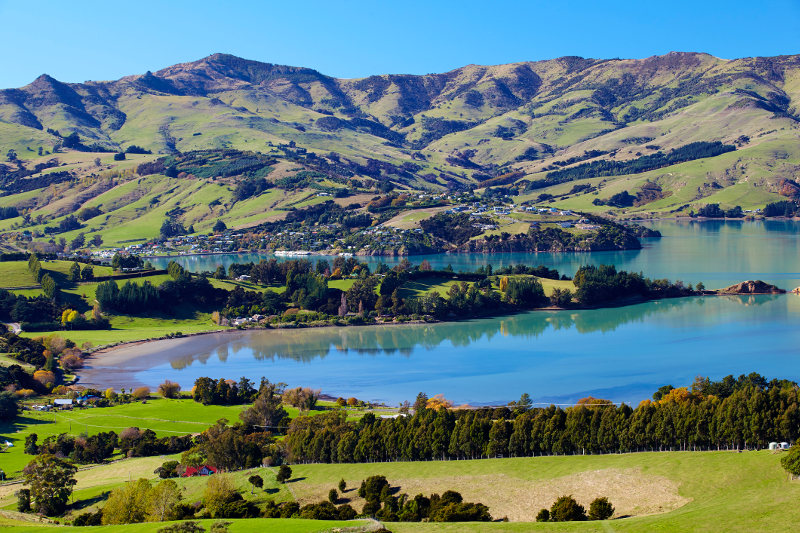 Akaroa Harbour, New Zealand