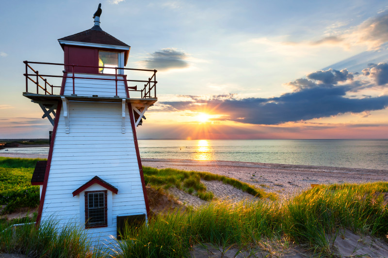 Covehead Harbour Lighthouse, Prince Edward Island Canada