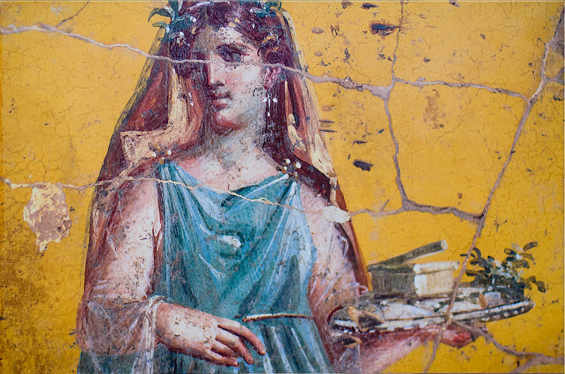 Roman fresco pompeii