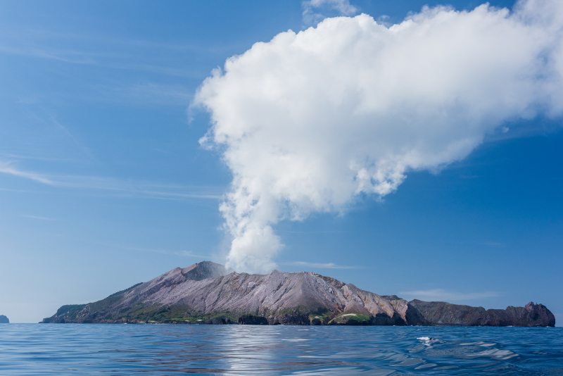 active volcano, New Zealand
