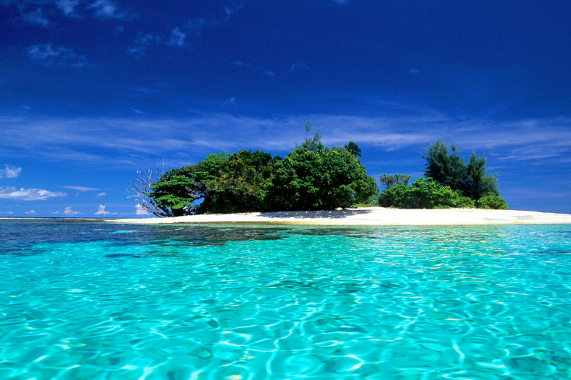 Island off coast of Papua New Guinea