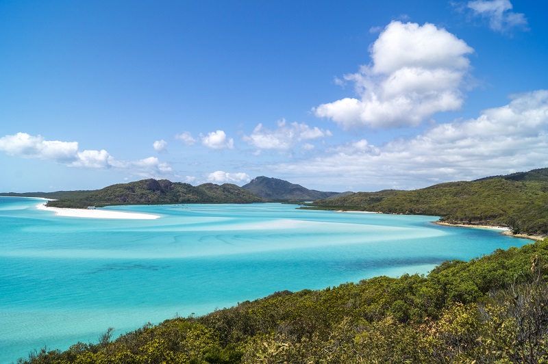 Escape to island time in the Whitsundays, just 1.5 hour flight from Brisbane.