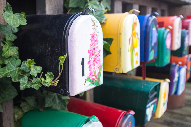 Mailboxes on Granville Island, Vancouver