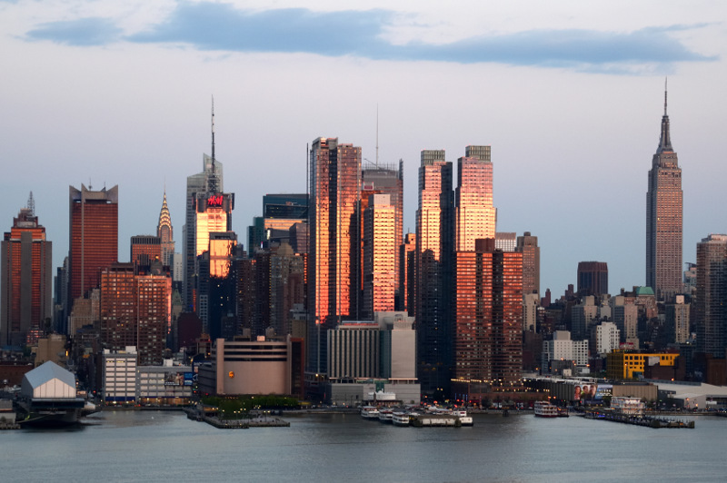 New York city skyline, United States