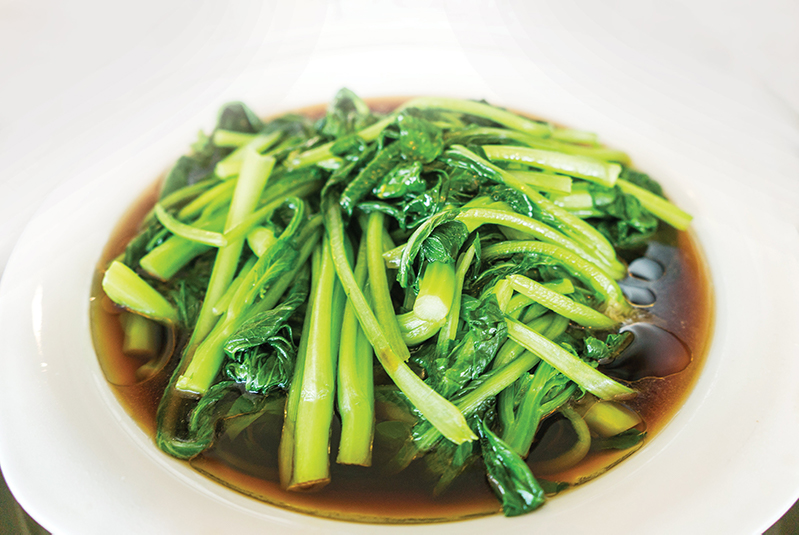 Stir-fried greens