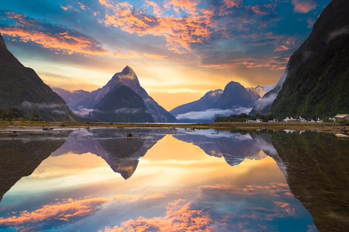 Mitre Peak in Milford Sound - close to home cruises to do in 2019