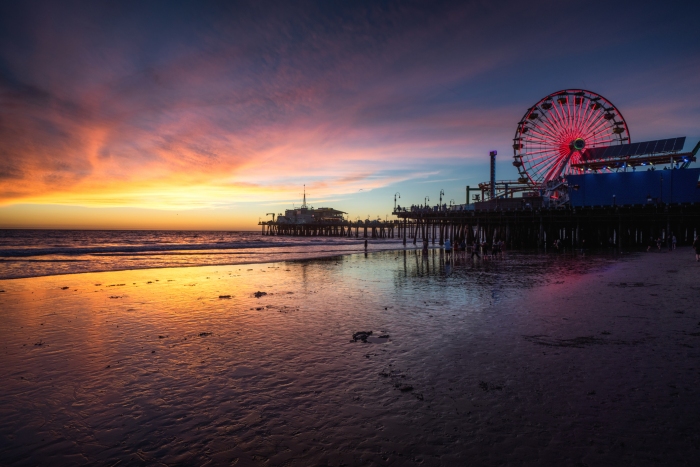 Sunset at Santa Monica Pier LA's top 10 must-have experiences - Santa Monica Pier
