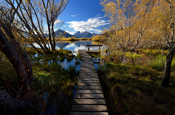 picnic bench in glenorchy