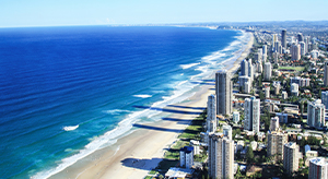 Gold Coast beach front