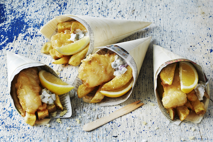 fish and chips is the perfect takeaway for a relaxed meal while staying at Hamilton Island
