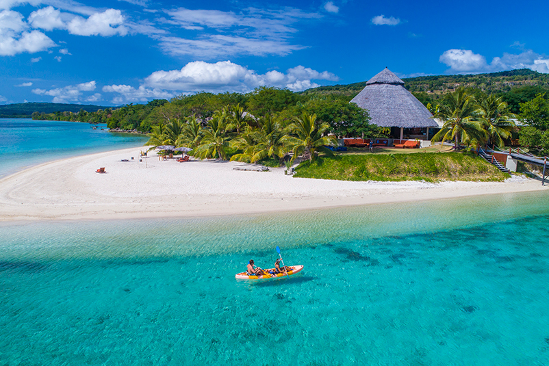 Adults only resort on Efate, Vanuatu
