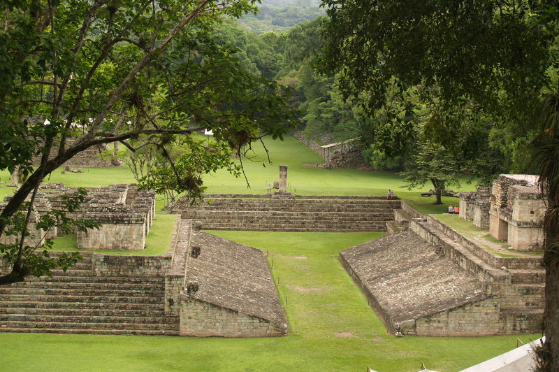 The picturesque ruins of Copan, Honduras