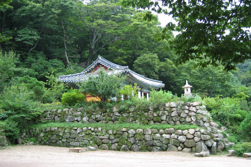 A temple in the Bulguksa complex, South Korea.