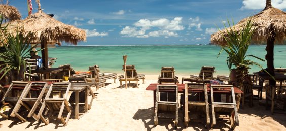 Hotel on Kuta beach