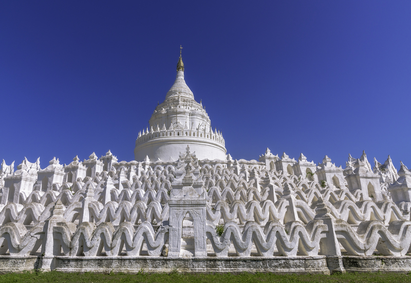 Hsinbyume Pagoda in Burma