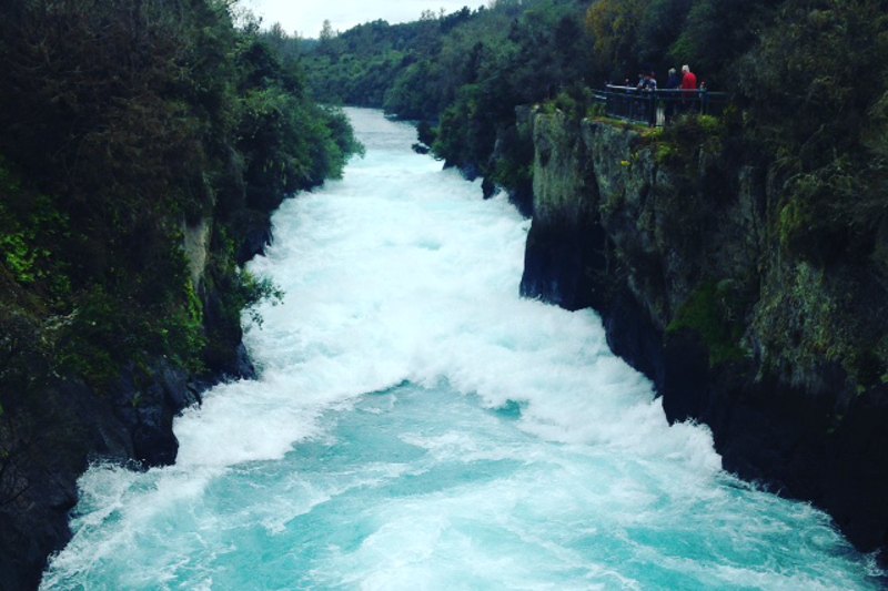 The hukafalls waterfall