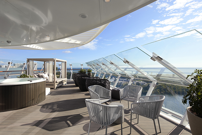 The Iconic Suite balcony celebrity edge