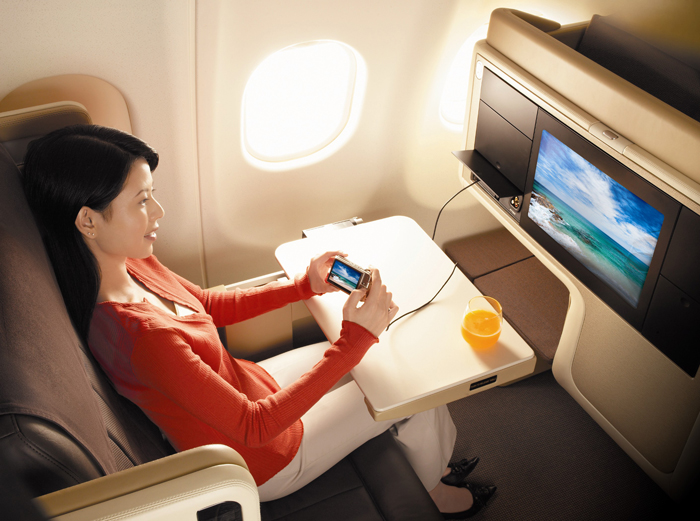 Flight review - Singapore Airlines Business Class - entertainment