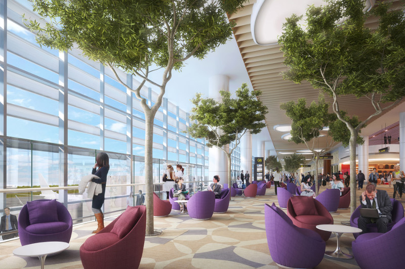 Artist's impression of Changi Airport, Singapore