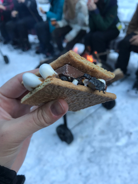 smores on the slopes british columbia