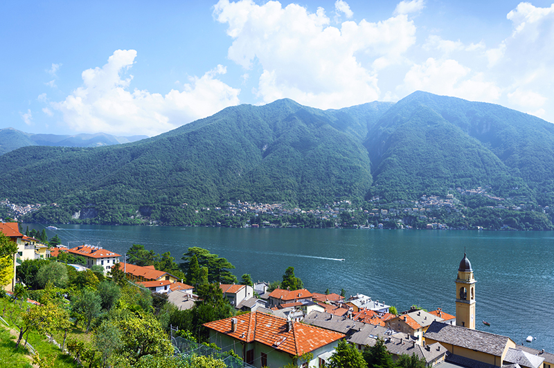 lake como view