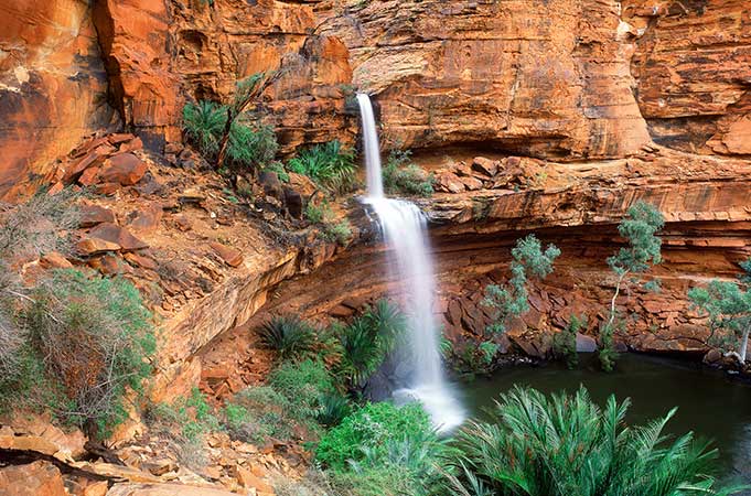 King's Canyon waterfall