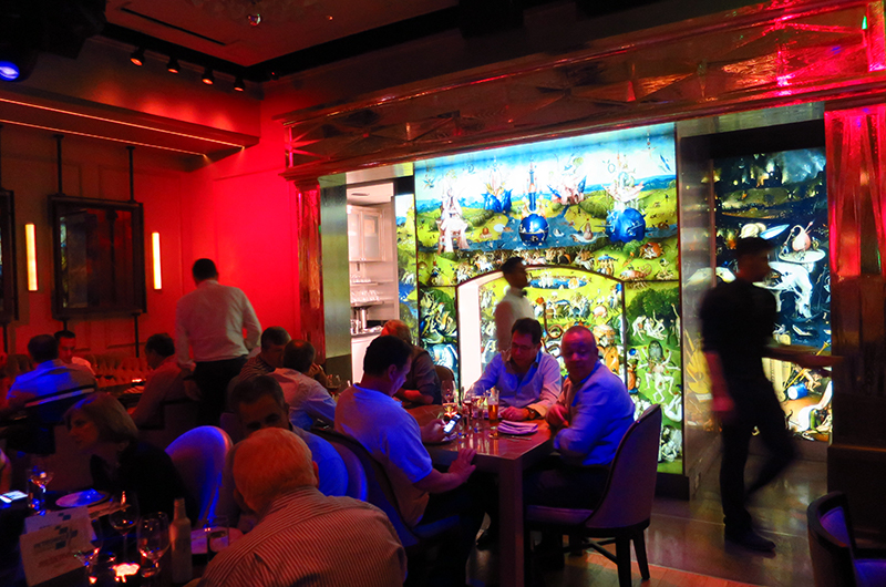 Interior of Rose. Rabbit. Lie. supper club, Las Vegas