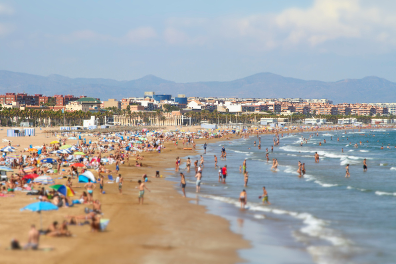 Malvarossa, Spain.