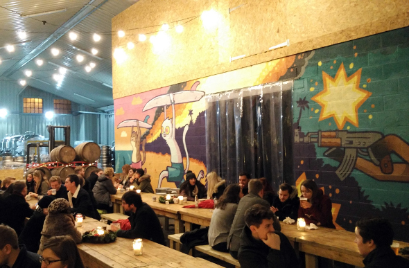 The Grub Food Fair is a pop-up market in Manchester, England.